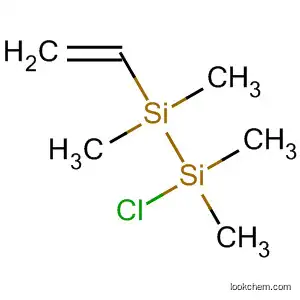 Molecular Structure of 106620-28-4 (Disilane, 1-chloro-2-ethenyl-1,1,2,2-tetramethyl-)