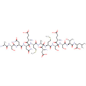 Molecular Structure of 106646-97-3 (L-Leucine,
L-alanyl-L-seryl-L-asparaginyl-L-a-glutamyl-L-asparaginyl-L-methionyl-L-a
-aspartyl-L-alanyl-L-methionyl-L-a-glutamyl-L-seryl-L-seryl-L-threonyl-)