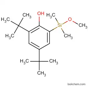 Molecular Structure of 106693-78-1 (Phenol, 2,4-bis(1,1-dimethylethyl)-6-(methoxydimethylsilyl)-)