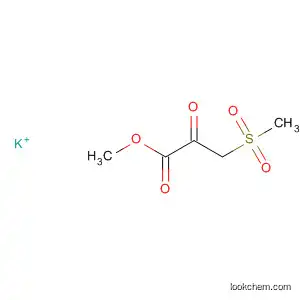 Propanoic acid, 3-(methylsulfonyl)-2-oxo-, methyl ester, ion(1-),
potassium