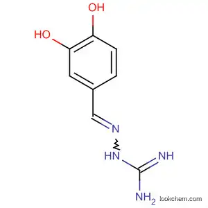 Molecular Structure of 106694-40-0 (Hydrazinecarboximidamide, 2-[(3,4-dihydroxyphenyl)methylene]-)