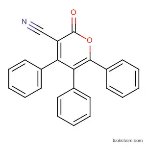Molecular Structure of 106698-40-2 (2H-Pyran-3-carbonitrile, 2-oxo-4,5,6-triphenyl-)