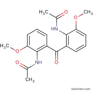 Molecular Structure of 106752-65-2 (Acetamide, N,N'-[carbonylbis(6-methoxy-3,1-phenylene)]bis-)
