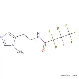 Molecular Structure of 106887-56-3 (Butanamide,
2,2,3,3,4,4,4-heptafluoro-N-[2-(1-methyl-1H-imidazol-5-yl)ethyl]-)