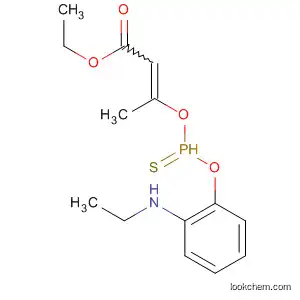 Molecular Structure of 106983-04-4 (2-Butenoic acid, 3-[[(ethylamino)phenoxyphosphinothioyl]oxy]-, ethyl
ester)