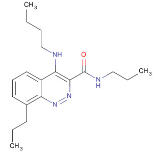 Molecular Structure of 107345-93-7 (3-Cinnolinecarboxamide, 4-(butylamino)-N,8-dipropyl-)