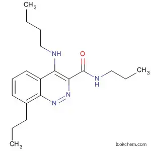 Molecular Structure of 107345-93-7 (3-Cinnolinecarboxamide, 4-(butylamino)-N,8-dipropyl-)