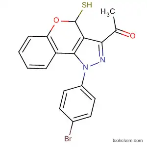 Molecular Structure of 108201-96-3 (Ethanone,
1-[1-(4-bromophenyl)-1,4-dihydro-4-thioxo[1]benzopyrano[4,3-c]pyrazol
-3-yl]-)