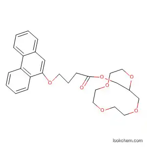Butanoic acid, 4-(9-phenanthrenyloxy)-,
1,4,7,10-tetraoxacyclododec-2-ylmethyl ester