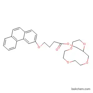 Butanoic acid, 4-(3-phenanthrenyloxy)-,
1,4,7,10-tetraoxacyclododec-2-ylmethyl ester