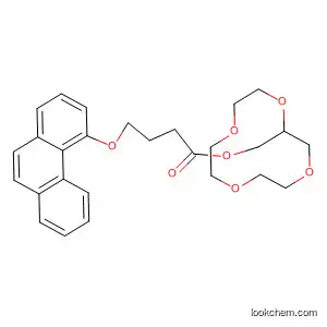 Butanoic acid, 4-(4-phenanthrenyloxy)-,
1,4,7,10-tetraoxacyclododec-2-ylmethyl ester