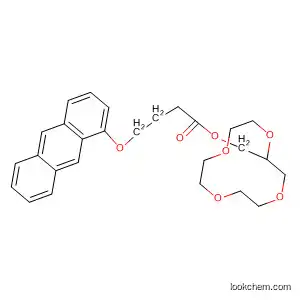 Butanoic acid, 4-(1-anthracenyloxy)-,
1,4,7,10-tetraoxacyclododec-2-ylmethyl ester