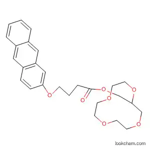 Butanoic acid, 4-(2-anthracenyloxy)-,
1,4,7,10-tetraoxacyclododec-2-ylmethyl ester
