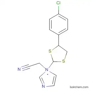 Molecular Structure of 109295-43-4 (1H-Imidazole-1-acetonitrile,
a-[4-(4-chlorophenyl)-1,3-dithiolan-2-ylidene]-)