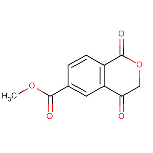 Molecular Structure of 109702-75-2 (1H-2-Benzopyran-6-carboxylic acid, 3,4-dihydro-1,4-dioxo-, methyl
ester)