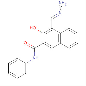 Molecular Structure of 109736-60-9 (2-Naphthalenecarboxamide, 4-(hydrazonomethyl)-3-hydroxy-N-phenyl-)