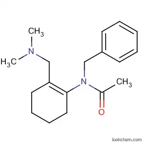 Molecular Structure of 109879-15-4 (Acetamide,
N-[2-[(dimethylamino)methyl]-1-cyclohexen-1-yl]-N-(phenylmethyl)-)