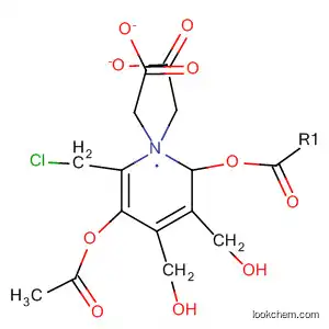 Molecular Structure of 110187-41-2 (3,4-Pyridinedimethanol, 5-(acetyloxy)-6-(chloromethyl)-, diacetate
(ester))
