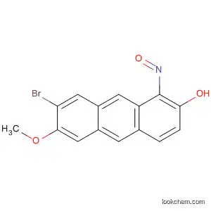 2-Anthracenol, 7-bromo-6-methoxy-1-nitroso-