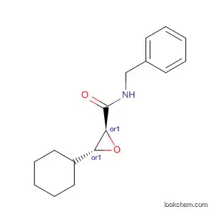Molecular Structure of 99883-98-4 (Oxiranecarboxamide, 3-cyclohexyl-N-(phenylmethyl)-, trans-)