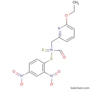 Molecular Structure of 110398-64-6 (Carbamodithioic acid, (6-ethoxy-2-pyridinyl)methyl-, 2,4-dinitrophenyl
ester)