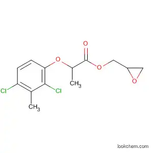 Molecular Structure of 110407-75-5 (Propanoic acid, 2-(2,4-dichloro-3-methylphenoxy)-, oxiranylmethyl ester)