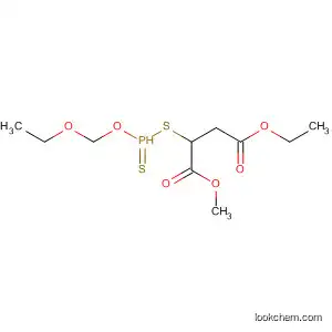 Molecular Structure of 110462-87-8 (Butanedioic acid, [(ethoxymethoxyphosphinothioyl)thio]-, 1-ethyl
4-methyl ester)