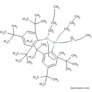 Molecular Structure of 110472-84-9 (Distannane,
1,1,2,2-tetrabutyl-1,2-bis[2,4,6-tris(1,1-dimethylethyl)phenyl]-)