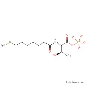 Molecular Structure of 110517-45-8 (L-Threonine, N-[7-(methylthio)-1-oxoheptyl]-, dihydrogen phosphate
(ester))