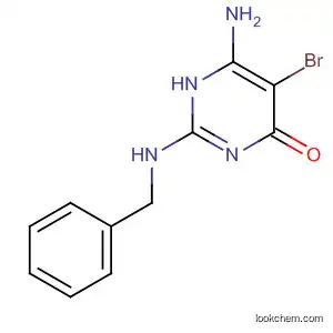 4(1H)-Pyrimidinone, 6-amino-5-bromo-2-[(phenylmethyl)amino]-