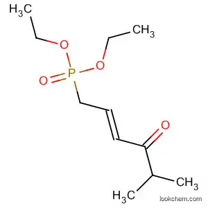 Molecular Structure of 110905-40-3 (Phosphonic acid, (5-methyl-4-oxo-2-hexenyl)-, diethyl ester, (E)-)