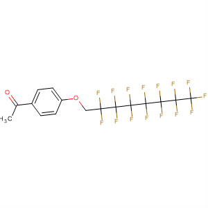 Molecular Structure of 111204-05-8 (Ethanone,
1-[4-[(2,2,3,3,4,4,5,5,6,6,7,7,8,8,8-pentadecafluorooctyl)oxy]phenyl]-)