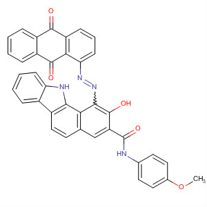 Molecular Structure of 111205-26-6 (11H-Benzo[a]carbazole-3-carboxamide,
1-[(9,10-dihydro-9,10-dioxo-1-anthracenyl)azo]-2-hydroxy-N-(4-methoxy
phenyl)-)