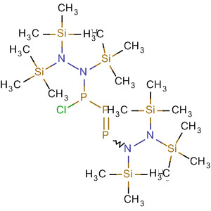 Molecular Structure of 111438-00-7 (3,4,8,9-Tetraaza-5,6,7-triphospha-2,10-disilaundec-5-ene,
7-chloro-2,2,10,10-tetramethyl-3,4,8,9-tetrakis(trimethylsilyl)-)