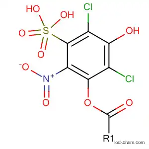 Molecular Structure of 111532-36-6 (Phenol, 2,6-dichloro-4-nitro-, hydrogen sulfate (ester))