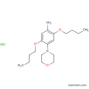 Molecular Structure of 111541-74-3 (Benzenamine, 2,5-dibutoxy-4-(4-morpholinyl)-, hydrochloride)