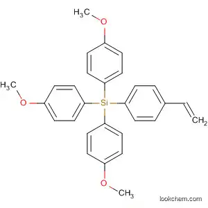 Molecular Structure of 111545-92-7 (Silane, (4-ethenylphenyl)tris(4-methoxyphenyl)-)