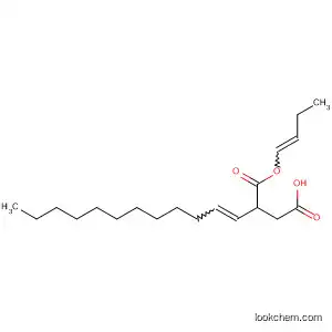 Molecular Structure of 111548-11-9 (Butanedioic acid, dodecenyl-, 1-(butenyl) ester)