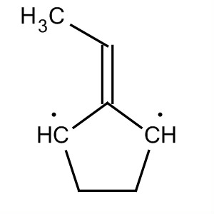 Molecular Structure of 111556-68-4 (1,3-Cyclopentanediyl, 2-ethylidene-)