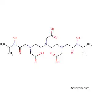 Molecular Structure of 111557-58-5 (3,6,9,12-Tetraazatetradecanoic acid,
6,9-bis(carboxymethyl)-12-hydroxy-3-[2-[hydroxy(1-methylethyl)amino]-2
-oxoethyl]-13-methyl-11-oxo-)