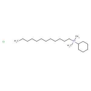 Molecular Structure of 111562-12-0 (Cyclohexanaminium, N-dodecyl-N,N-dimethyl-, chloride)