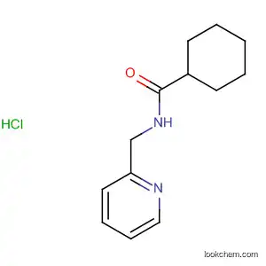 Molecular Structure of 111711-38-7 (Cyclohexanecarboxamide, N-(2-pyridinylmethyl)-, monohydrochloride)