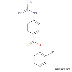 Molecular Structure of 111909-70-7 (Benzenecarbothioic acid, 4-[(aminoiminomethyl)amino]-,
S-(2-bromophenyl) ester)