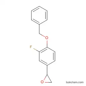 Molecular Structure of 111927-45-8 (Oxirane, [3-fluoro-4-(phenylmethoxy)phenyl]-)