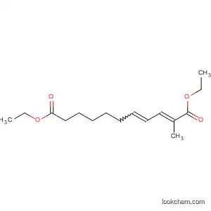 Molecular Structure of 111962-39-1 (2,4-Undecadienedioic acid, 2-methyl-, diethyl ester, (E,E)-)