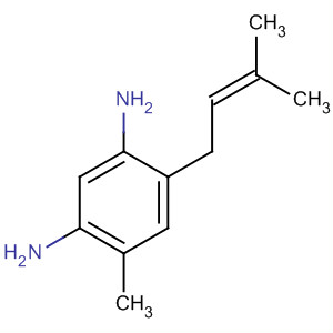 Molecular Structure of 111963-02-1 (1,3-Benzenediamine, 4-methyl-6-(3-methyl-2-butenyl)-)