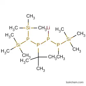 Molecular Structure of 111963-51-0 (Tetraphosphine, 2-(1,1-dimethylethyl)-4-methyl-1,1,4-tris(trimethylsilyl)-,
lithium salt)