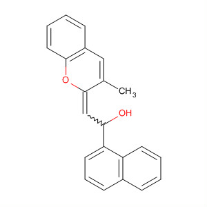 Molecular Structure of 111967-94-3 (1-Naphthalenemethanol,
a-[(3-methyl-2H-1-benzopyran-2-ylidene)methyl]-)