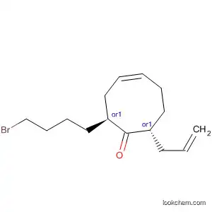 Molecular Structure of 111975-91-8 (4-Cycloocten-1-one, 2-(4-bromobutyl)-8-(2-propenyl)-, trans-)
