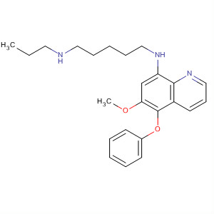 Molecular Structure of 111981-70-5 (1,5-Pentanediamine, N-(6-methoxy-5-phenoxy-8-quinolinyl)-N'-propyl-)